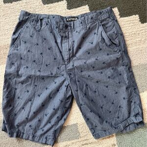 Express palm shorts